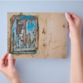 Alte rustikale Mauer Flyer (Hand)