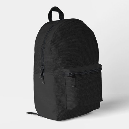 Alte Rustikale Metall-Rucksack Bedruckter Rucksack (Rückseitige Ecke links)
