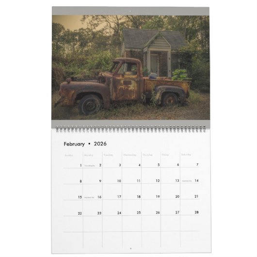 Alte Sachen, Aufgeben u. Wand cal des Kalender (Feb 2026)