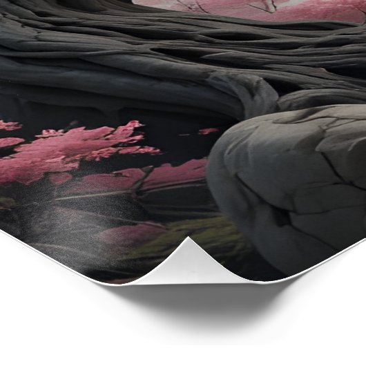 Alte Sakura Poster (Ecke)