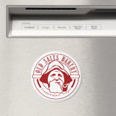 Alte Salate Bäckerei Rot und Weiß Magnet (In Situ (Geschirrspüler))