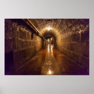 Alte Saline Salz Minentunnel Poster