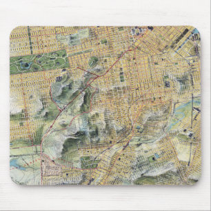 Alte San Francisco Karte Mousepad