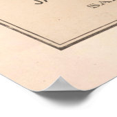 Alte San Jose CA Karte (1888) Poster (Ecke)