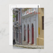 Alte San Juan, Puerto Rico Souvenir Postkarte (Vorne/Hinten)