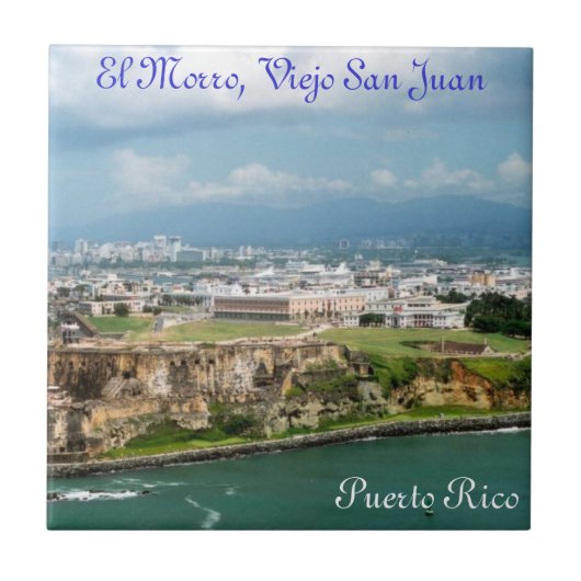 Alte San- Juanfliese Fliese (Vorderseite)