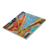 Alte San- JuanKunst-Malerei Fliese (Seite)