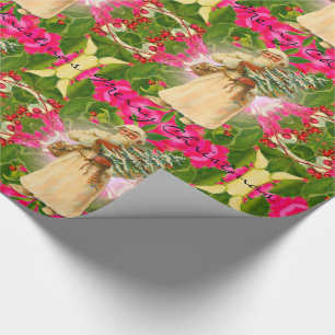 Alte Sankt von dem letzten viktorianischen Geschenkpapier