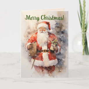 ALTE SANTA CHRISTMAS CARD DANKESKARTE