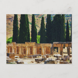Alte Säulen Hierapolis, Türkei Postkarte