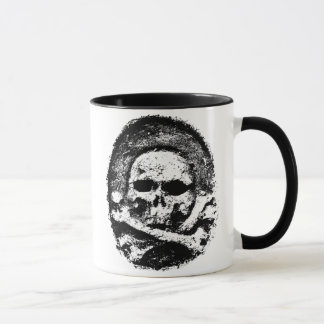 Alte Schädel-Tasse Tasse