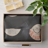 alte Schallplatten Seidenpapier (Geschenk)