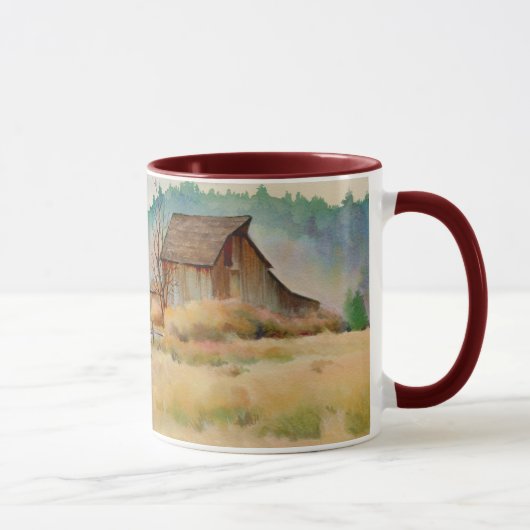 ALTE SCHEUNE durch SHARON SHARPE Tasse (Rechts)