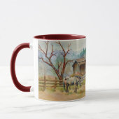 ALTE SCHEUNE durch SHARON SHARPE Tasse (Links)