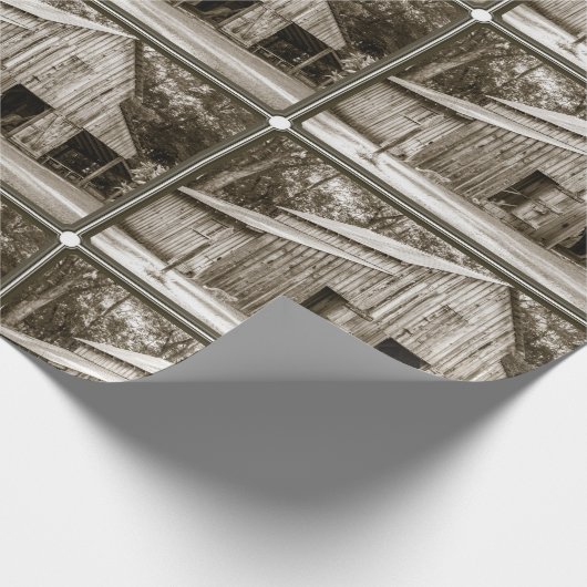 Alte Scheune Geschenkpapier (Ecke)