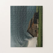 alte Scheune in Tornado Puzzle (Vertikal)