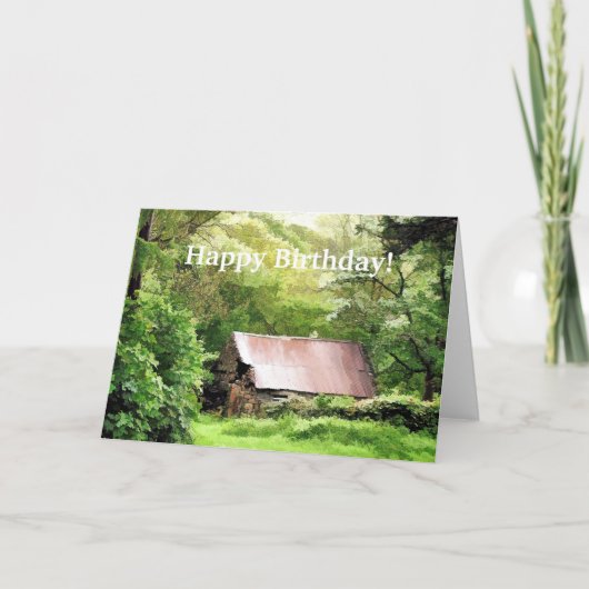 ALTE SCHEUNE KARTE (Vorderseite)