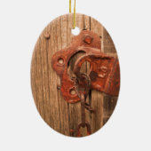 alte Scheune Keramik Ornament (Hinten)