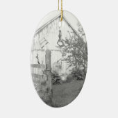 Alte Scheune Keramikornament (Rechts)