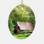 ALTE SCHEUNE KERAMIKORNAMENT (Rechts)