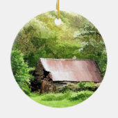 ALTE SCHEUNE KERAMIKORNAMENT (Hinten)