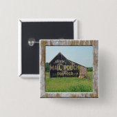 Alte Scheune Mail Pouch Tabakwerbung Button (Vorne & Hinten)