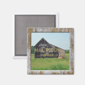 Alte Scheune Mail Pouch Tabakwerbung Magnet (Vorderseite/Rückseite)