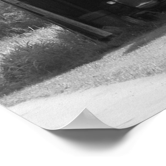 Alte Scheune Poster (Ecke)