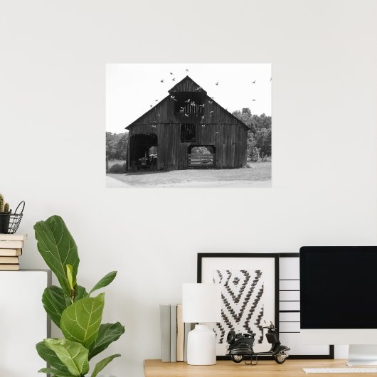 Alte Scheune Poster (Heimbüro)