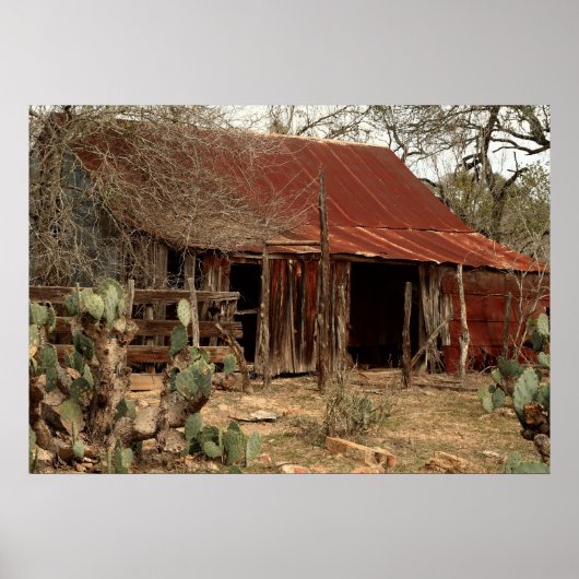 alte Scheune Poster (Vorne)