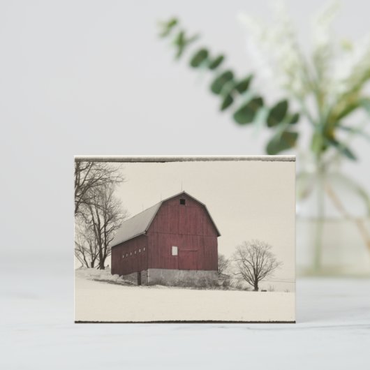 alte Scheune Postkarte (Stehend Vorderseite)