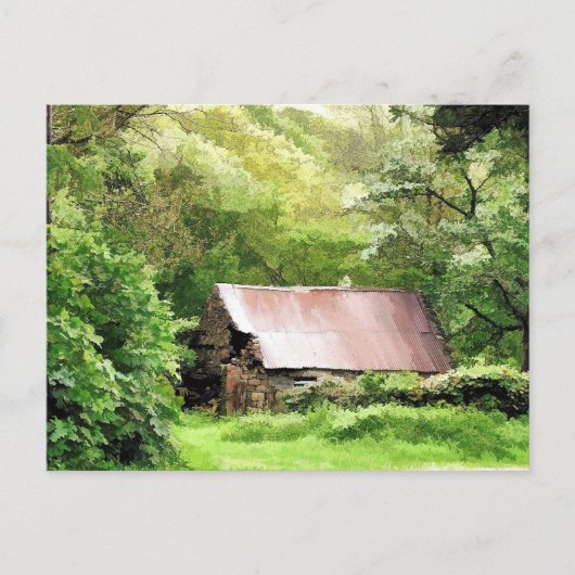 ALTE SCHEUNE POSTKARTE (Vorderseite)