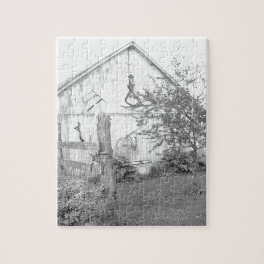 Alte Scheune Puzzle (Vertikal)