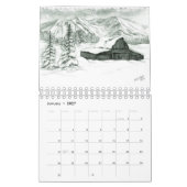 Alte Scheune skizziert Kalender (Jan 2027)