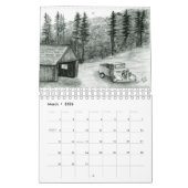 Alte Scheune skizziert Kalender (Mär 2026)