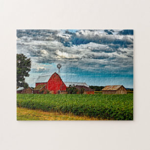 Alte Scheune Wisconsin. Puzzle