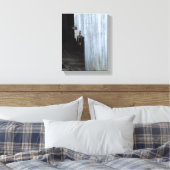 Alte Scheunentür Leinwand (Insitu (Schlafzimmer))