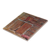 Alte Scheunentüren detailliert Schließen Fliesen. Fliese (Seite)