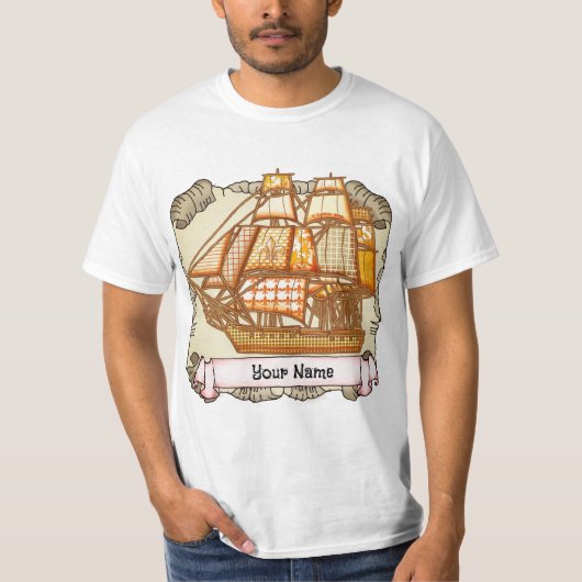 Alte Schiff T-Shirts (Vorderseite)