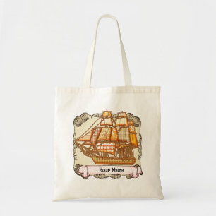 Alte Schiff-Tragetaschen Tragetasche