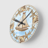 Alte Schiffs-Uhr des Ancient Mariner Runde Wanduhr (Winkel)