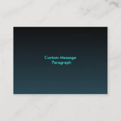 Alte Schiffs-Visitenkarte Visitenkarte (Rückseite)