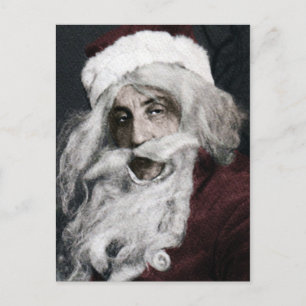 Alte schlechte Weihnachtsmann-Postkarte Postkarte