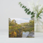 Alte Schleuse 19 des Erie-Kanals, New York Postkarte (Stehend Vorderseite)