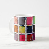 Alte Schmutz-Farben Kaffeetasse (Vorderseite Links)