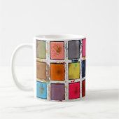 Alte Schmutz-Farben Kaffeetasse (Links)