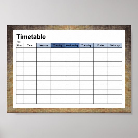 alte schmutzige Leinwand Poster (Vorne)