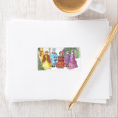 ALTE SCHNELLE CHRISTMAS CAROLERS-ADRESSE ADRESSAUFKLEBER (Insitu)