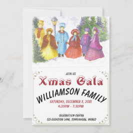 ALTE SCHNELLKAROLERS XMAS GALA PARTY EINLADUNG