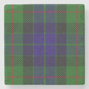 Alte Schotte Tavern Clan Gunn Tartan Steinuntersetzer